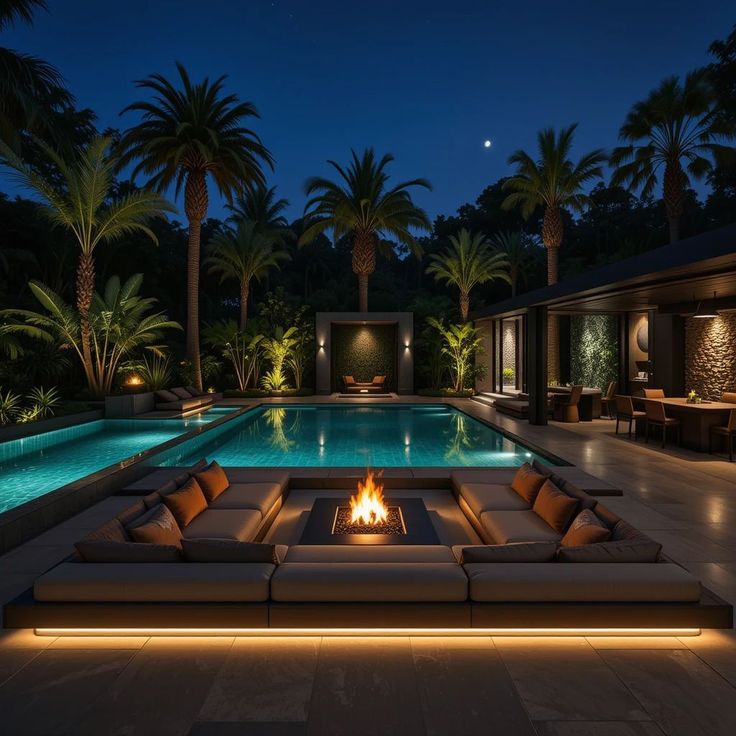 العديد من حمامات السباحة Image